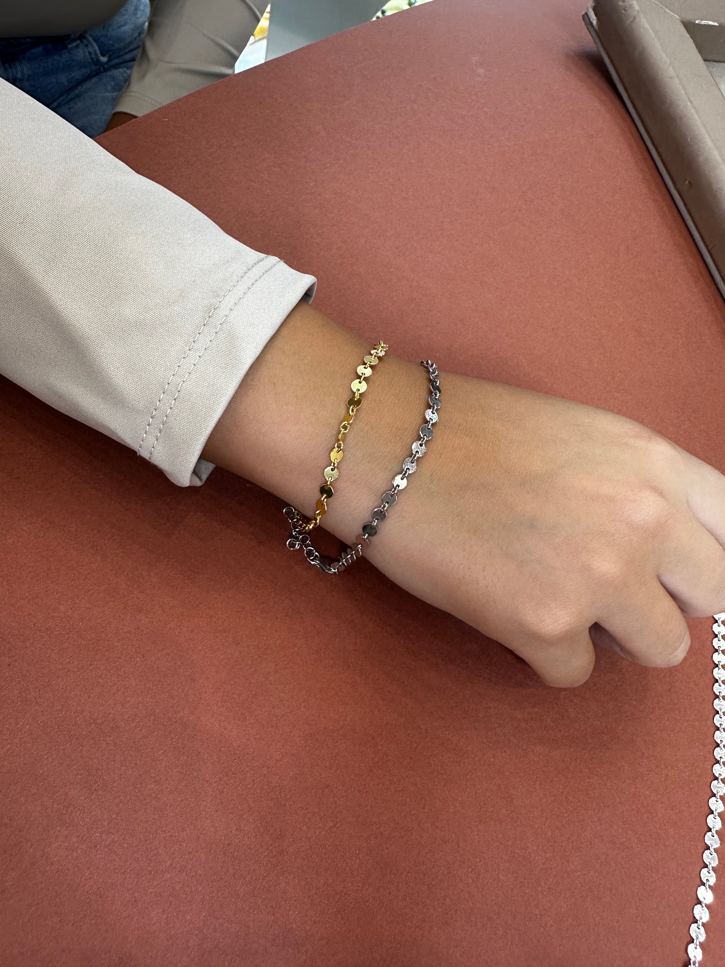 Bracciale Monete forate
