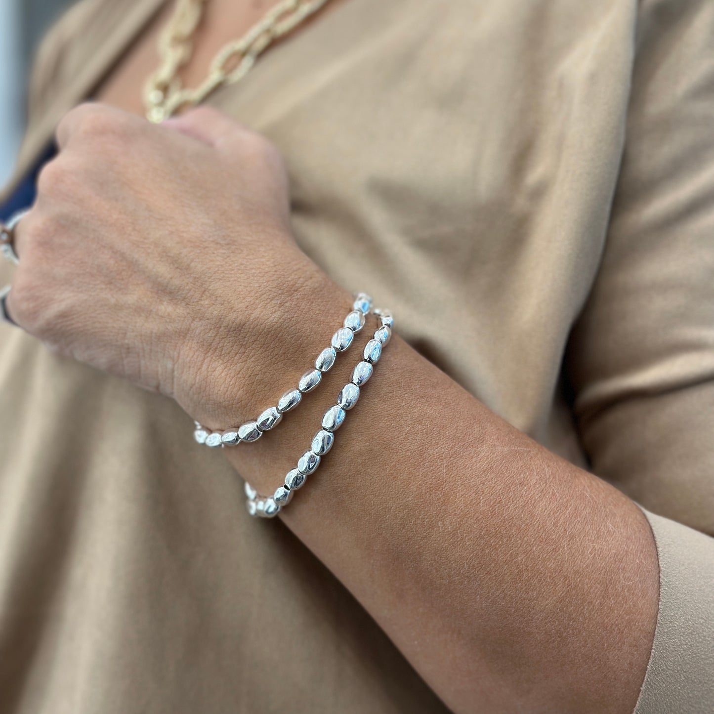 Bracciale sassi lisci
