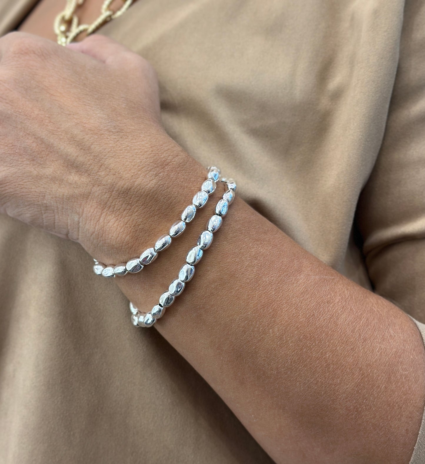 Bracciale sassi lisci