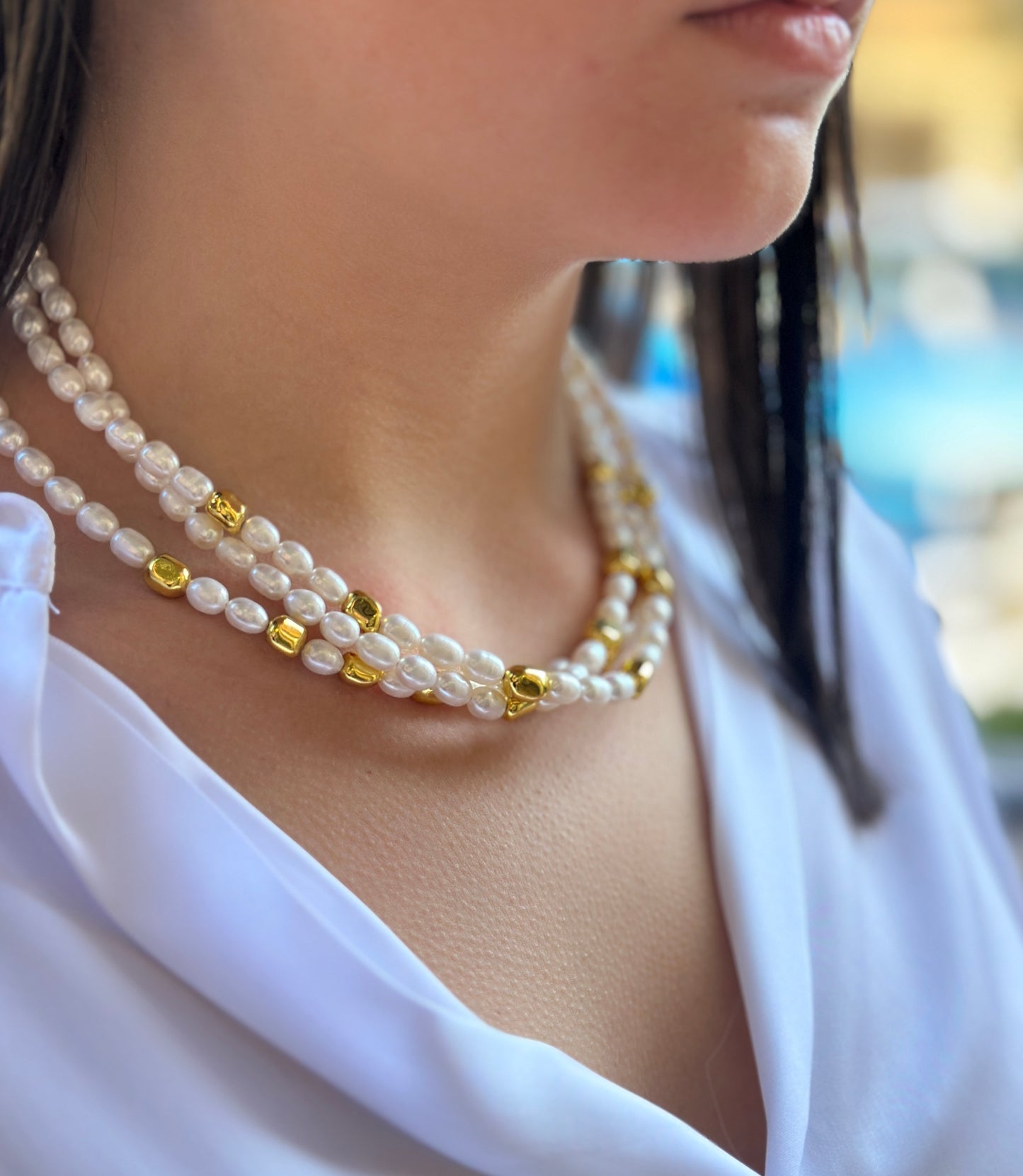 Collana Multi Perle