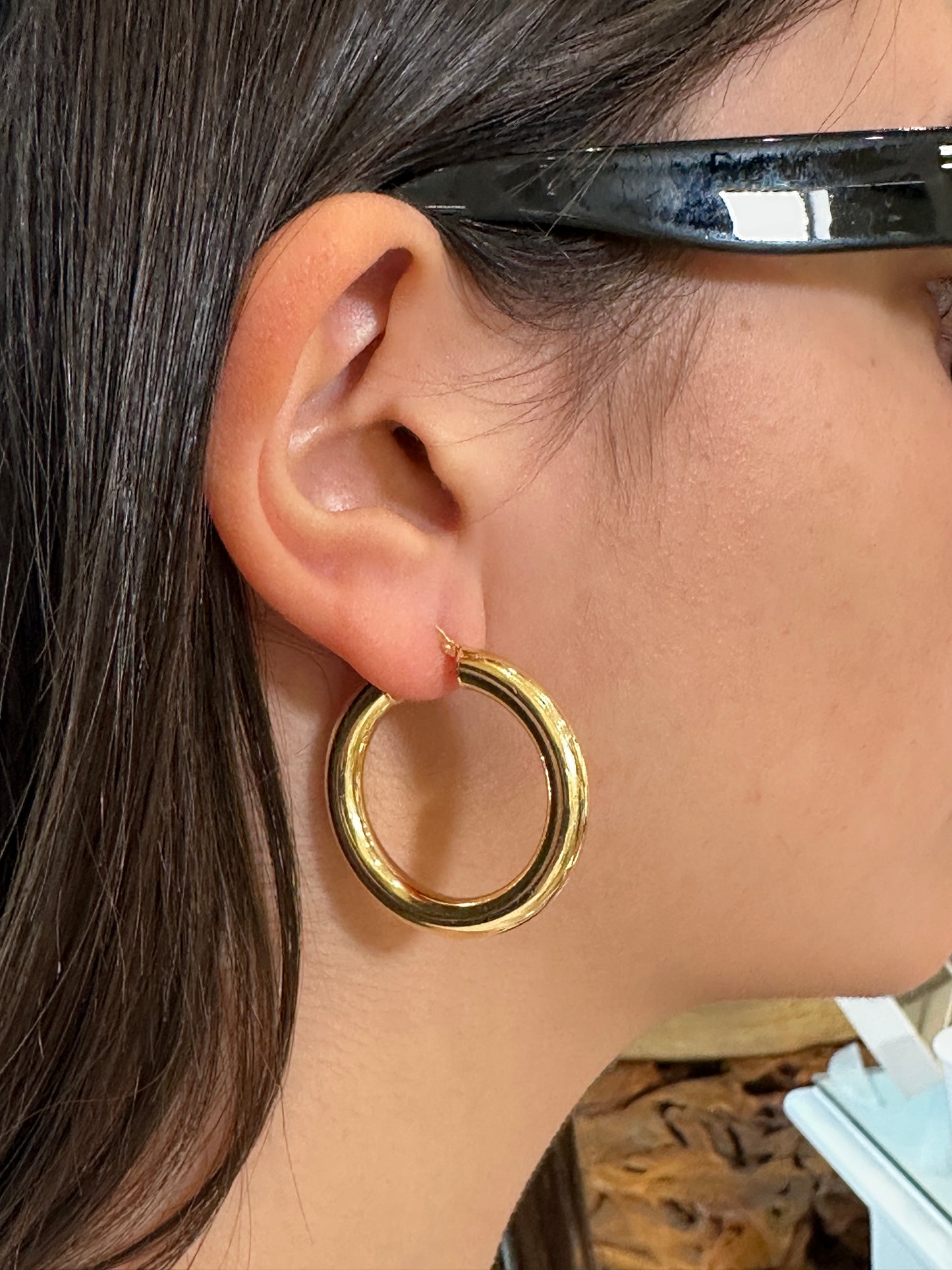 Orecchino Cerchio Liscio