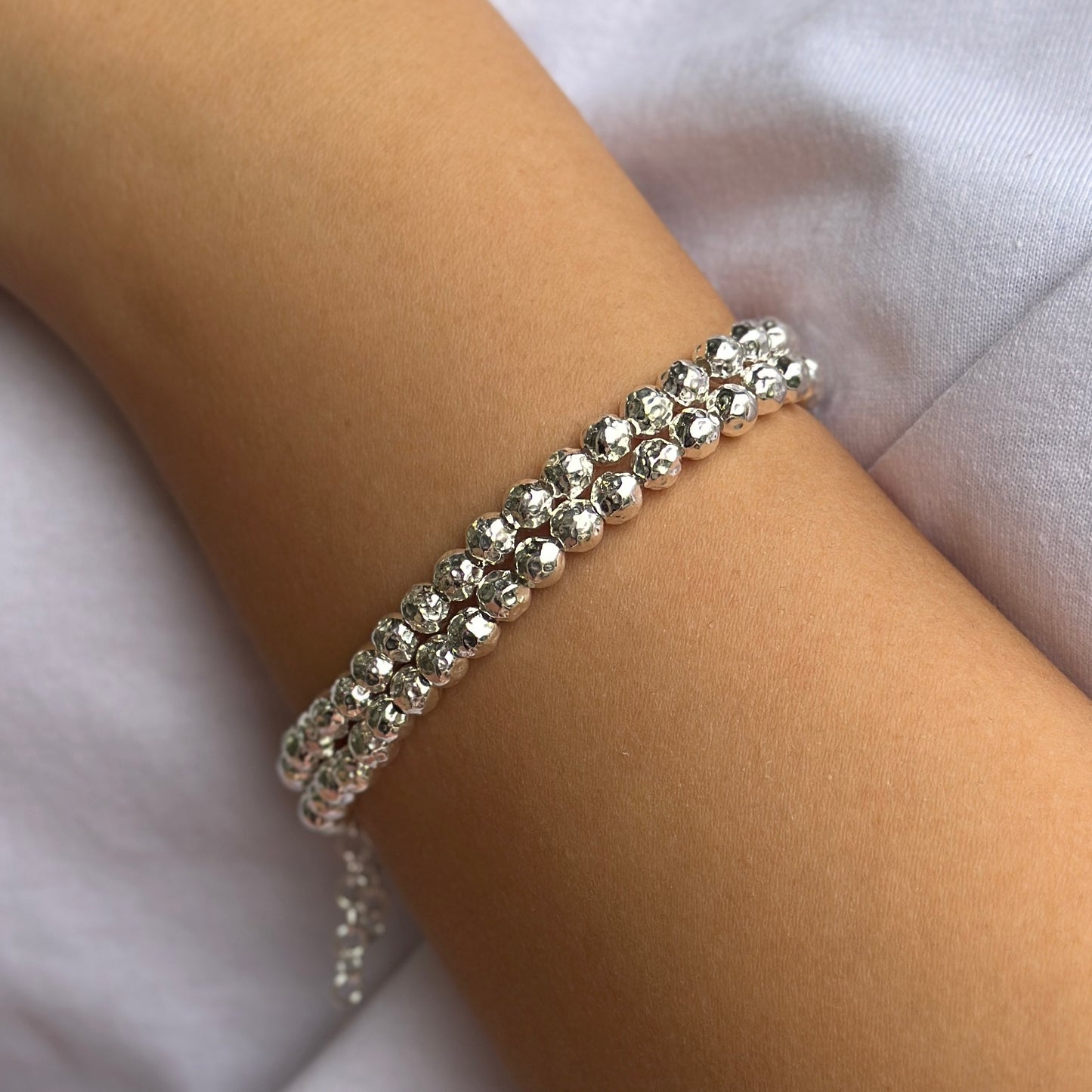 Bracciale Sfere Martellate