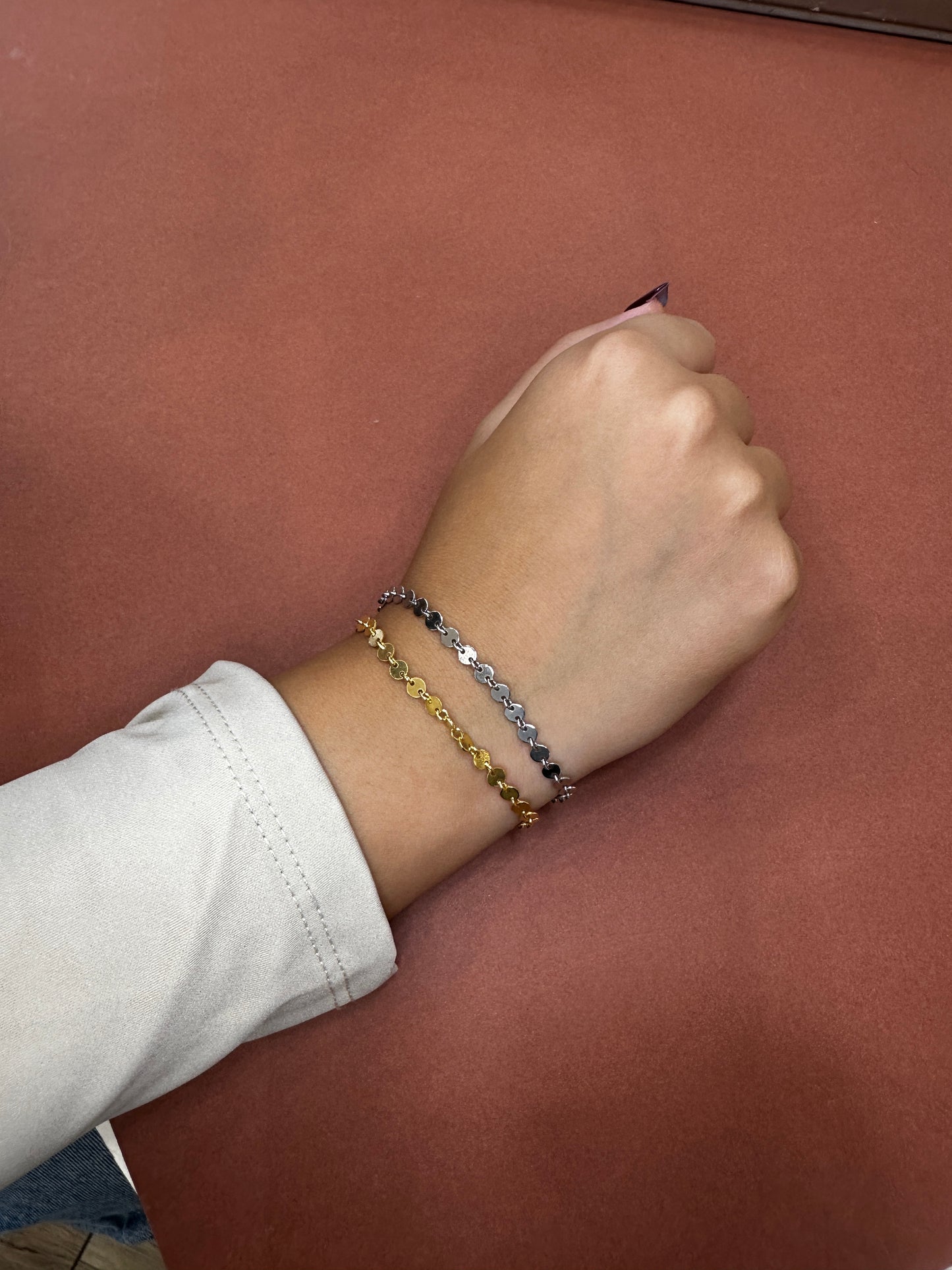 Bracciale Monete forate