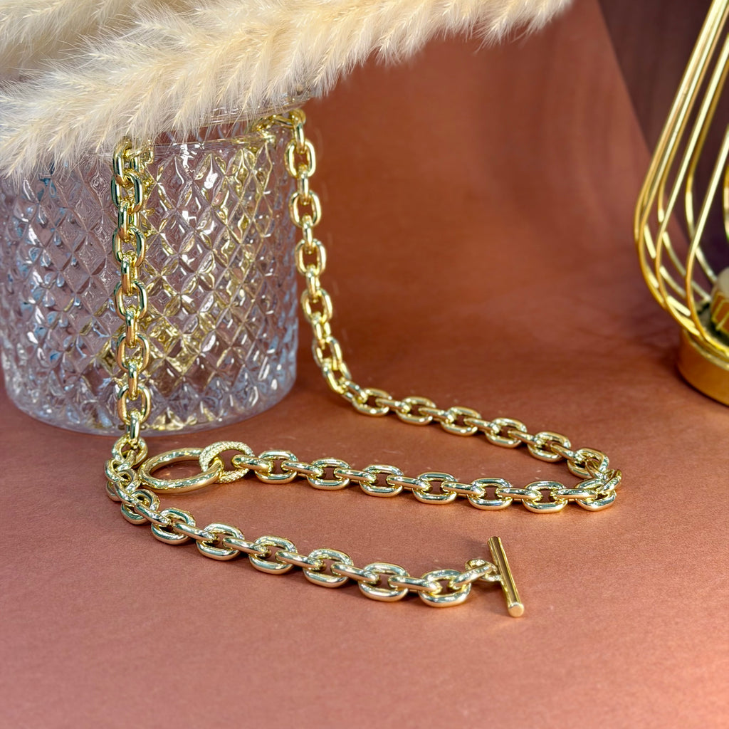 Collana  Maglia Ovale Liscia