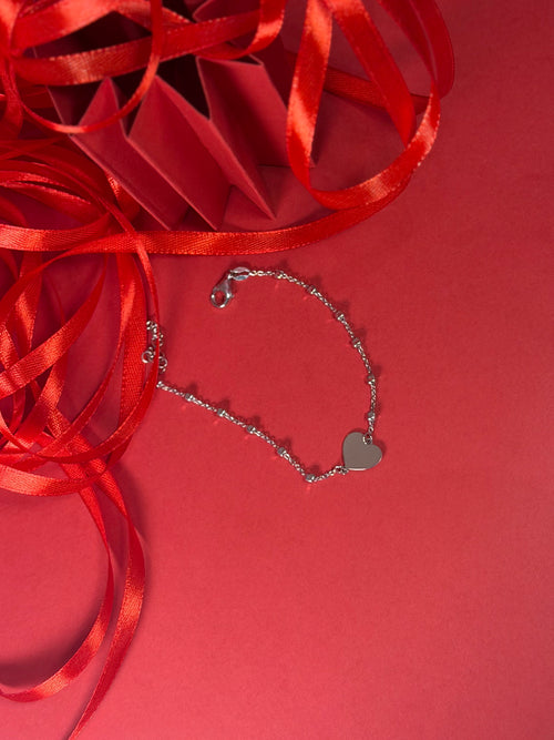 Bracciale cubotti e Cuore