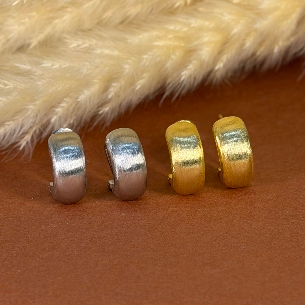 Orecchini cerchio Satinato