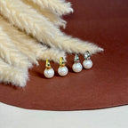 Orecchini Cerchio Perla