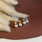 Orecchini Cerchio Perla