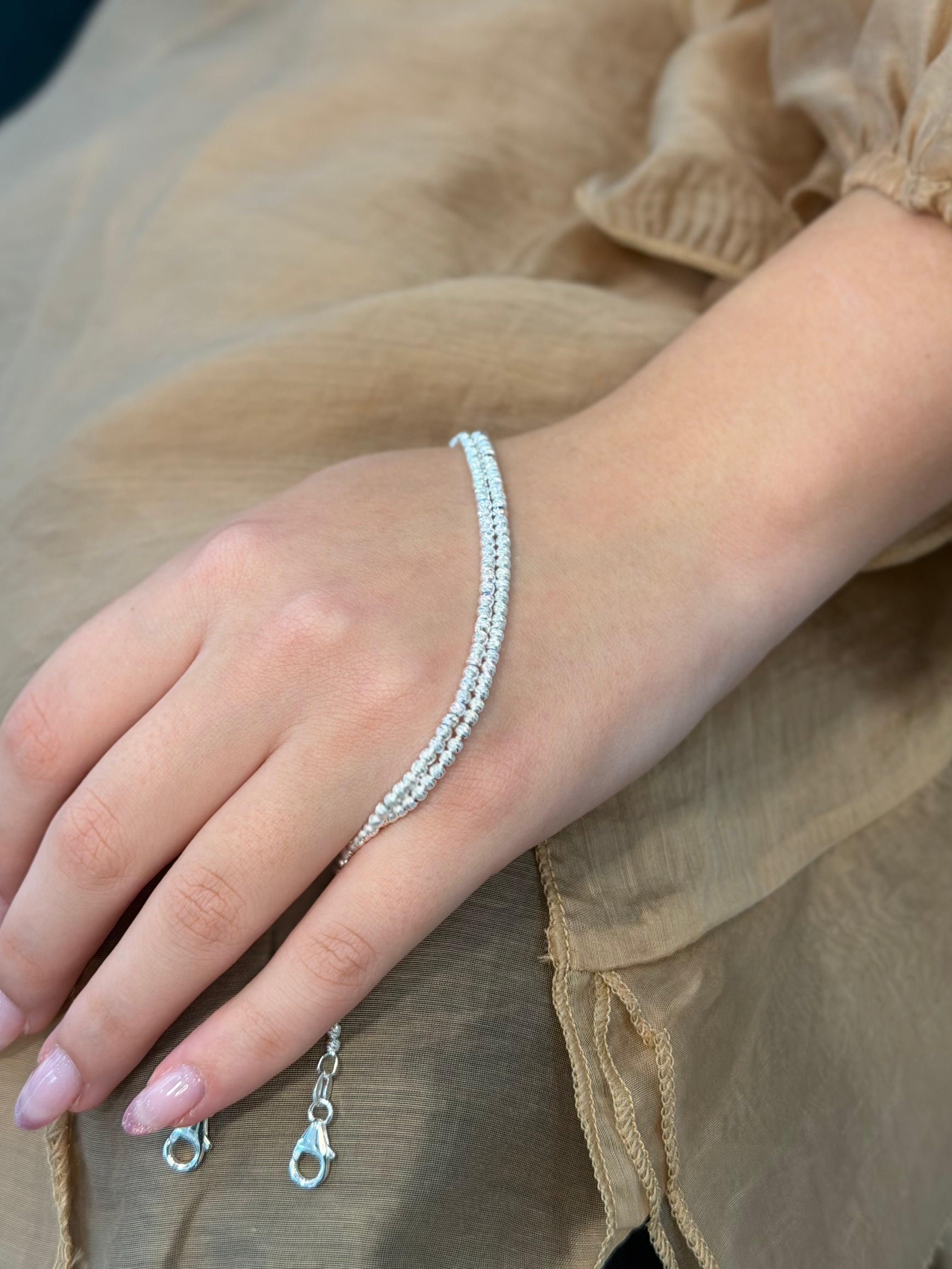 Bracciale Sfere Rigate