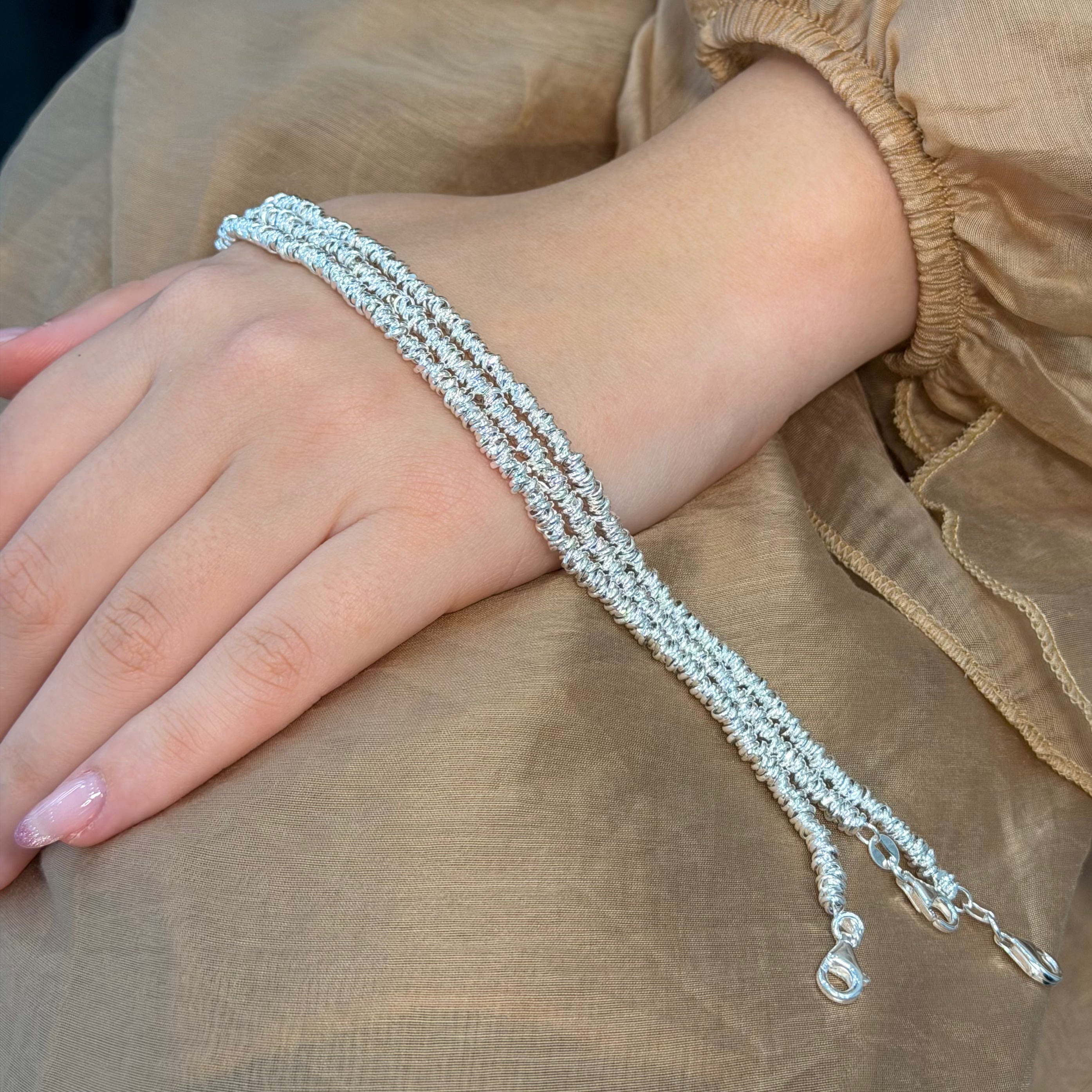 Bracciale Doppia Maglia  Mini