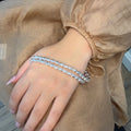 Bracciale Tubo Martellato Maxi