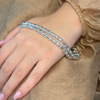 Bracciale Tubo Martellato Maxi