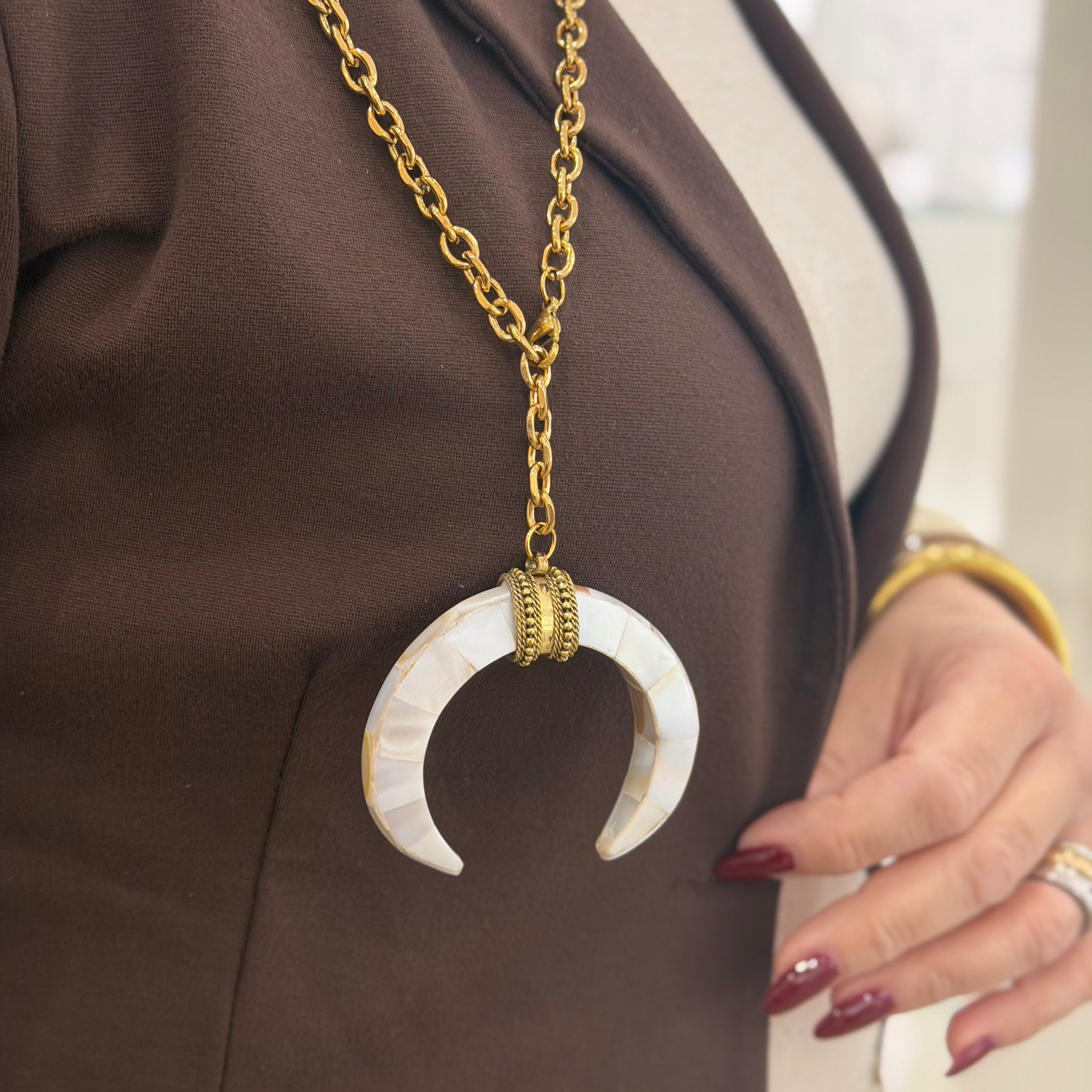 Collana doppio Corno