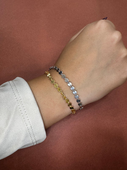 Bracciale Monete forate