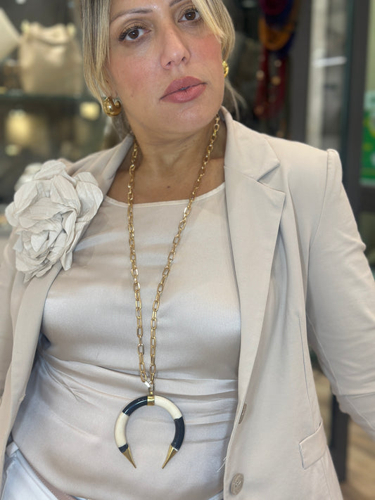 Collana doppio Corno