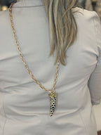 Collana Corno maculato