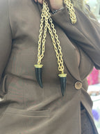 Collana Corno nero