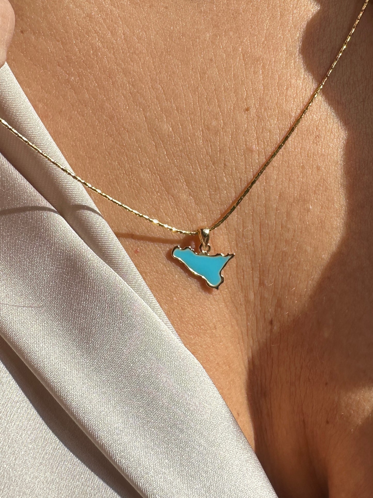 Collana Sicilia Smaltata