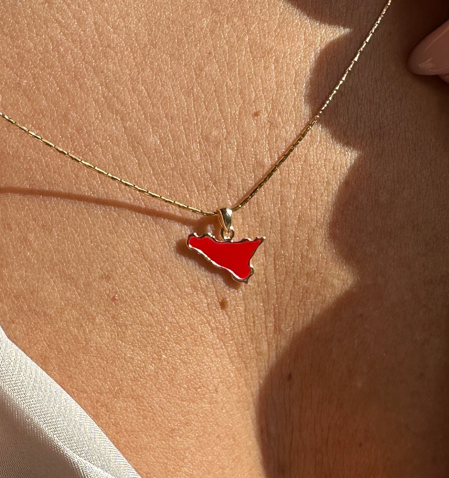 Collana Sicilia Smaltata