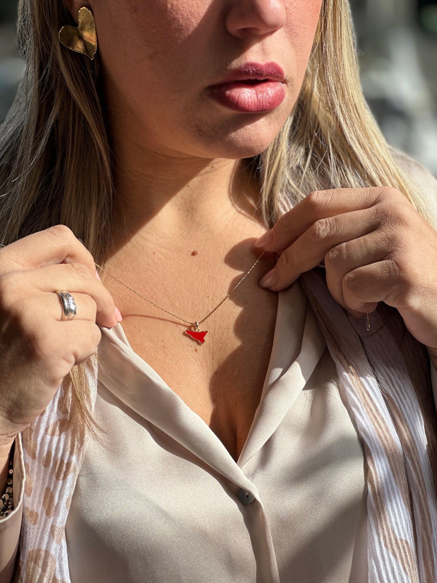 Collana Sicilia Smaltata