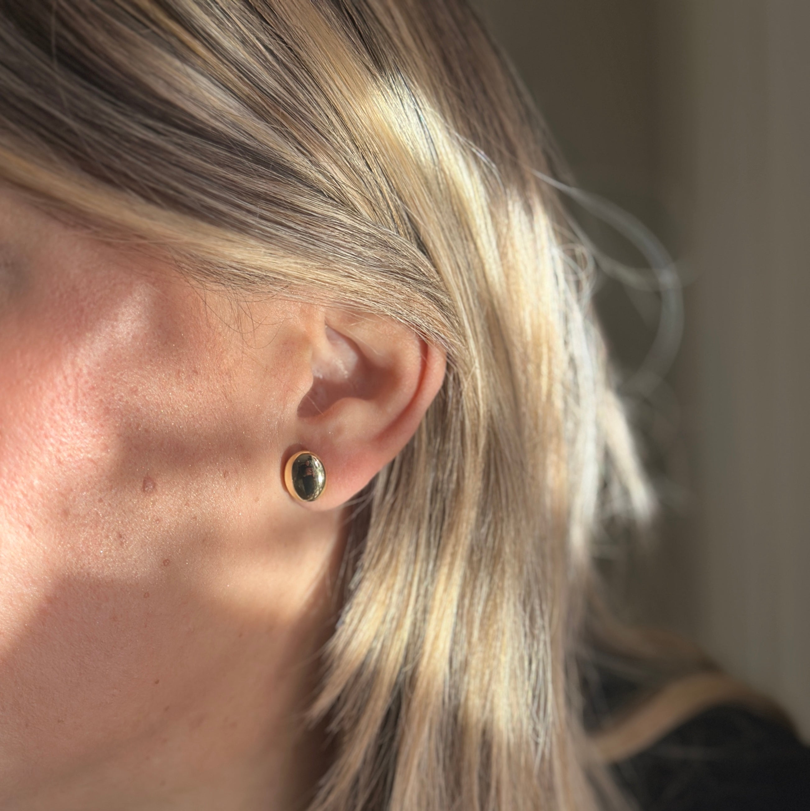 Orecchini Ovali Lisci