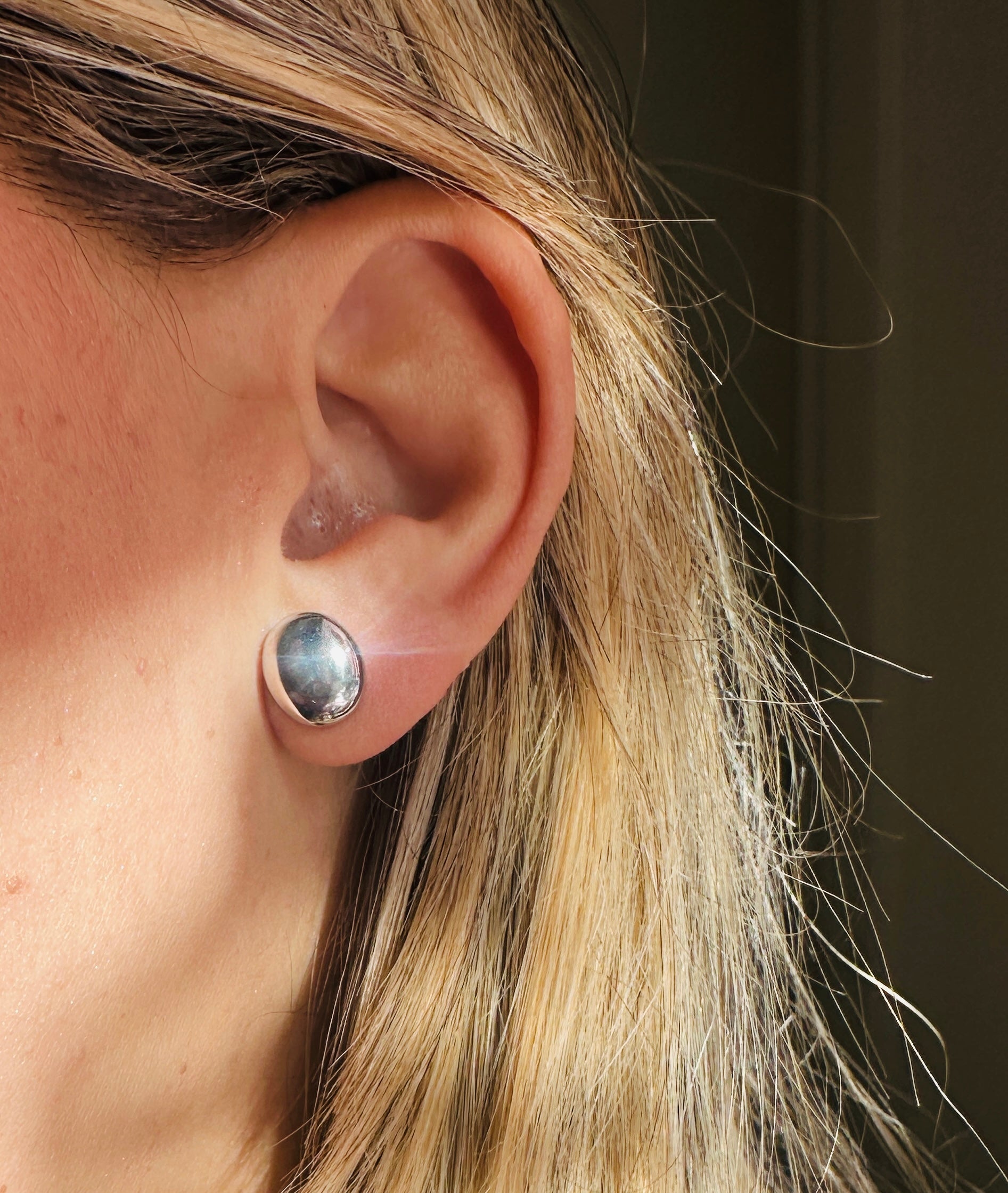 Orecchini Ovali Lisci