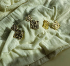 Orecchini Piatti Martellati