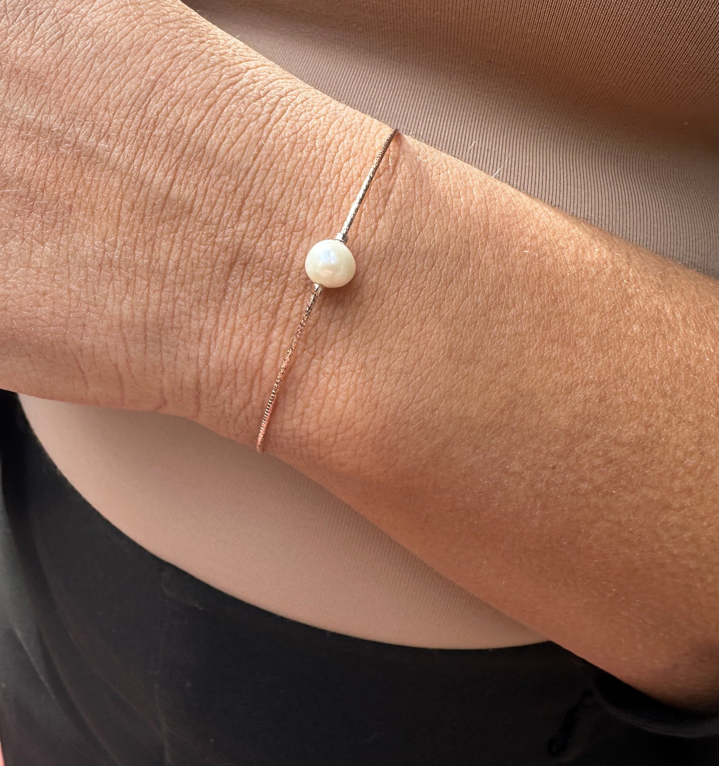 Bracciale Filo Perla