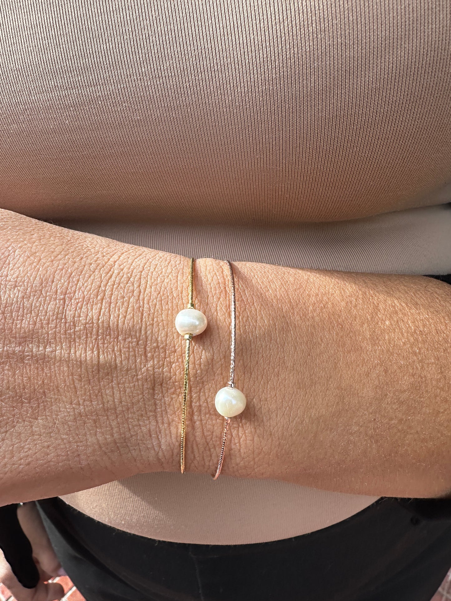Bracciale Filo Perla