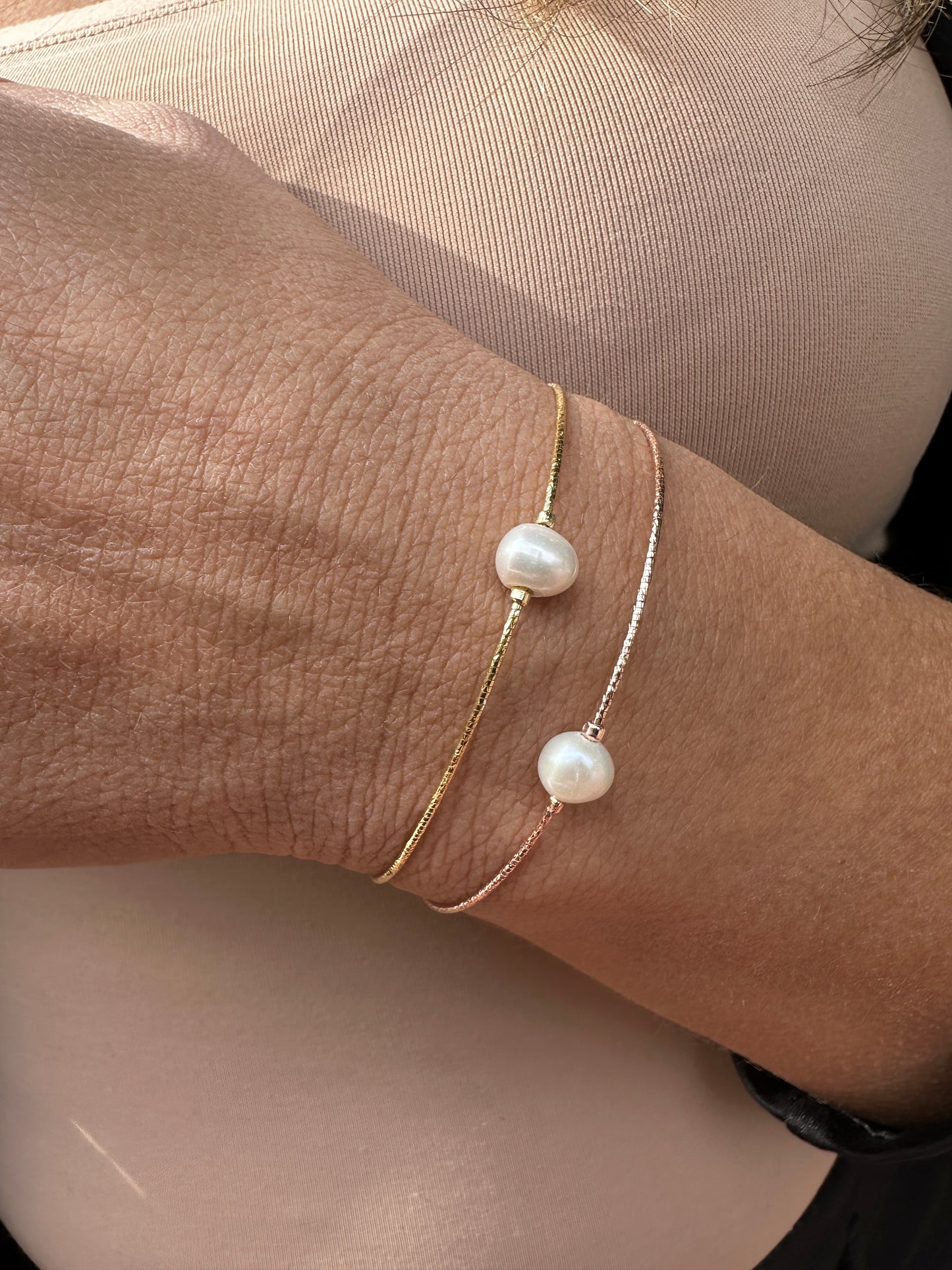 Bracciale Filo Perla