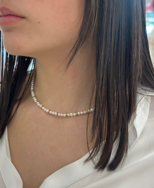 Collana Perle Rondelle