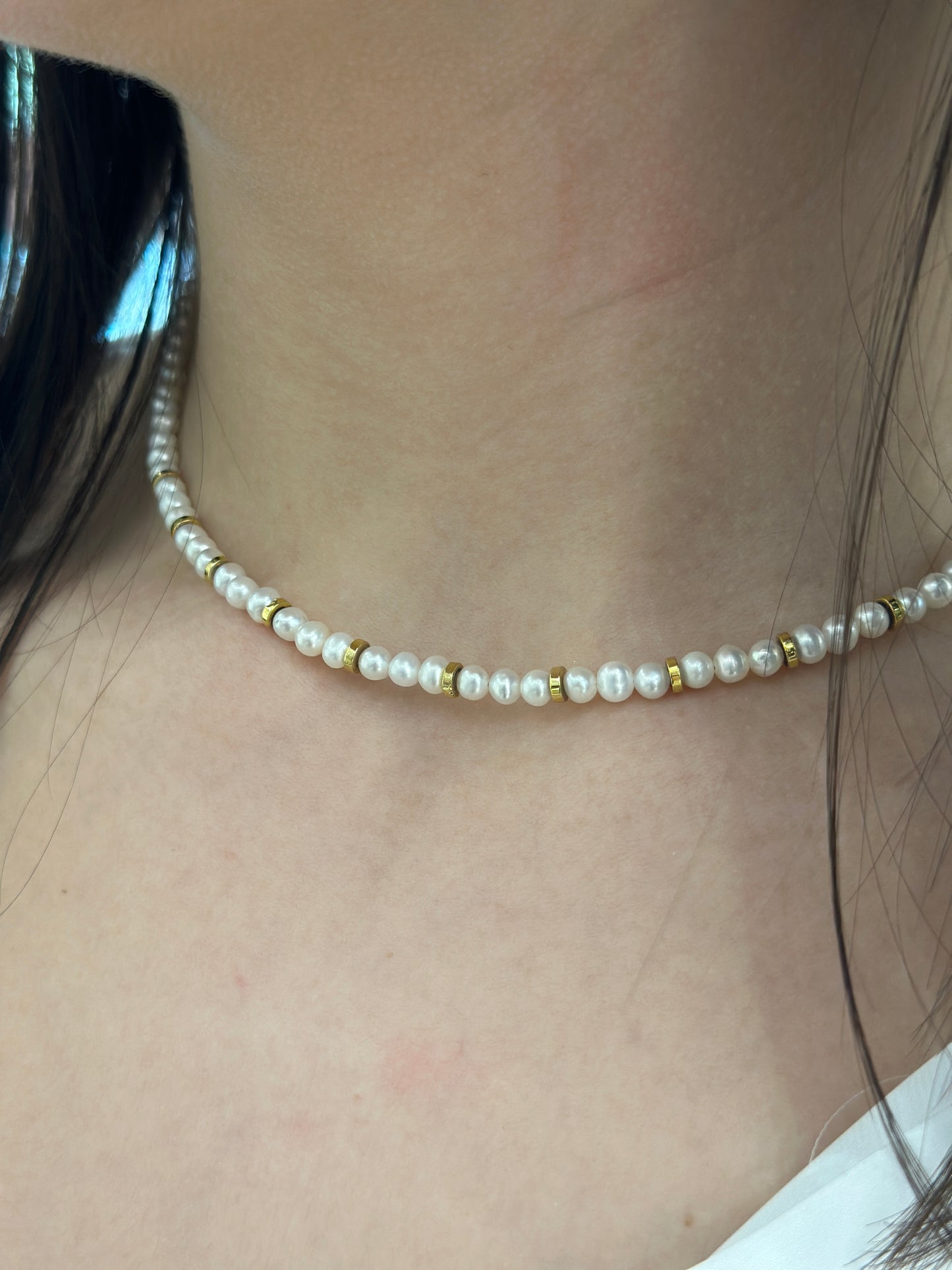 Collana Perle Rondelle