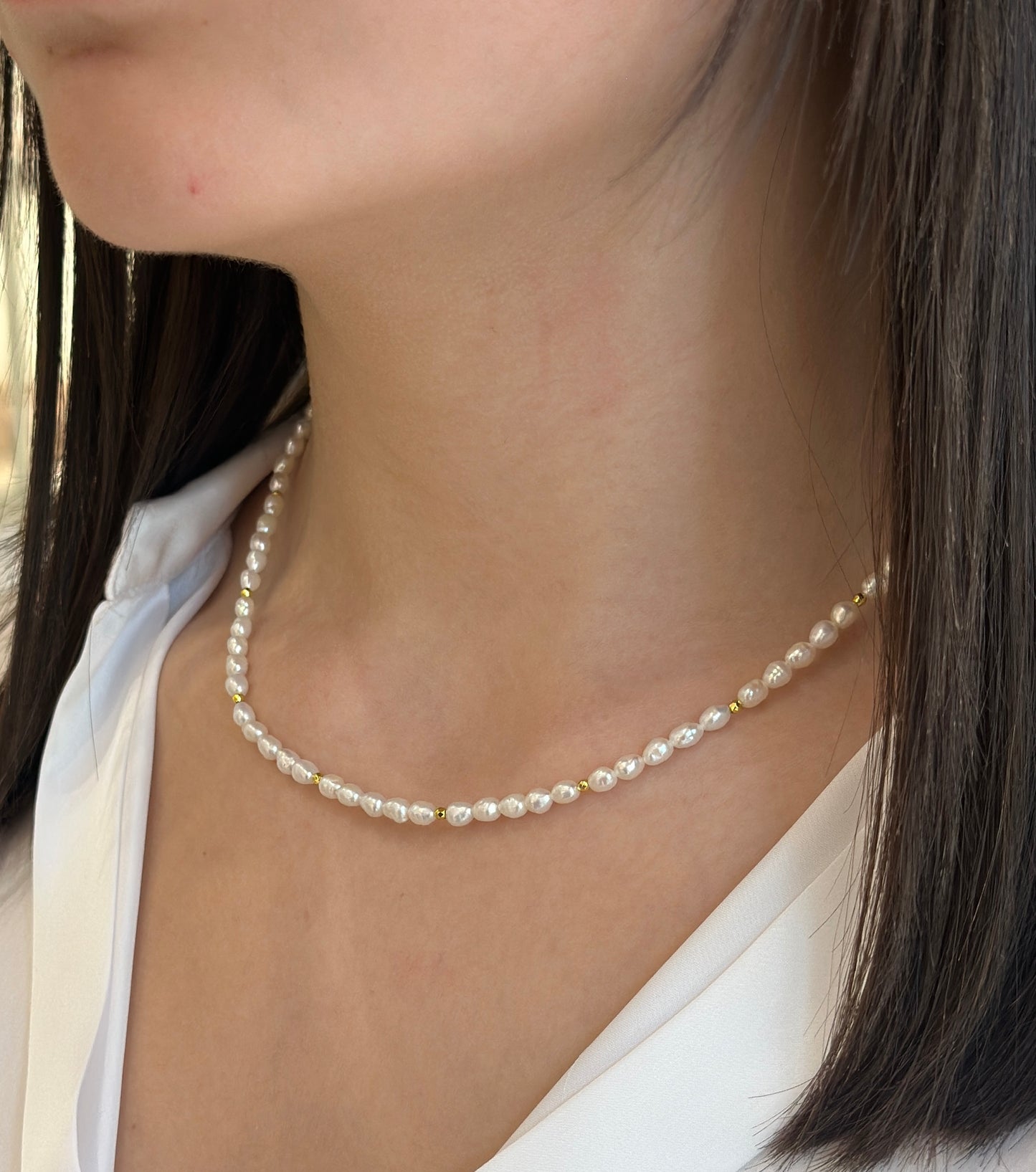 Collana Perle e Sfere