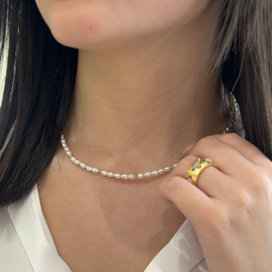 Collana Perle e Sfere