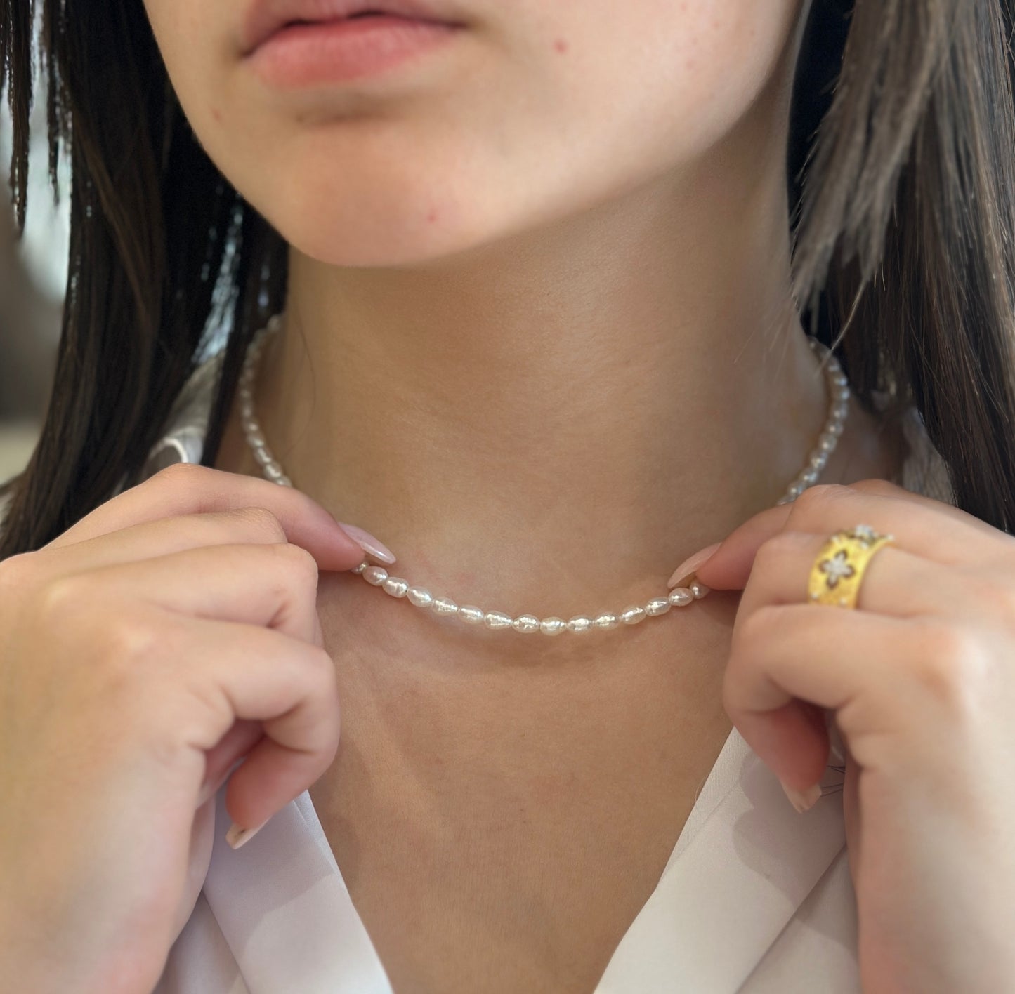 Collana Chicco di Riso Medium