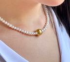 Collana Perla e Sfera