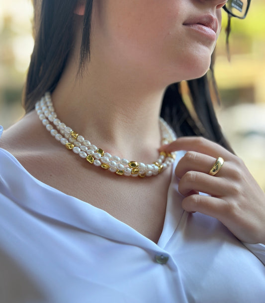 Collana Multi Perle