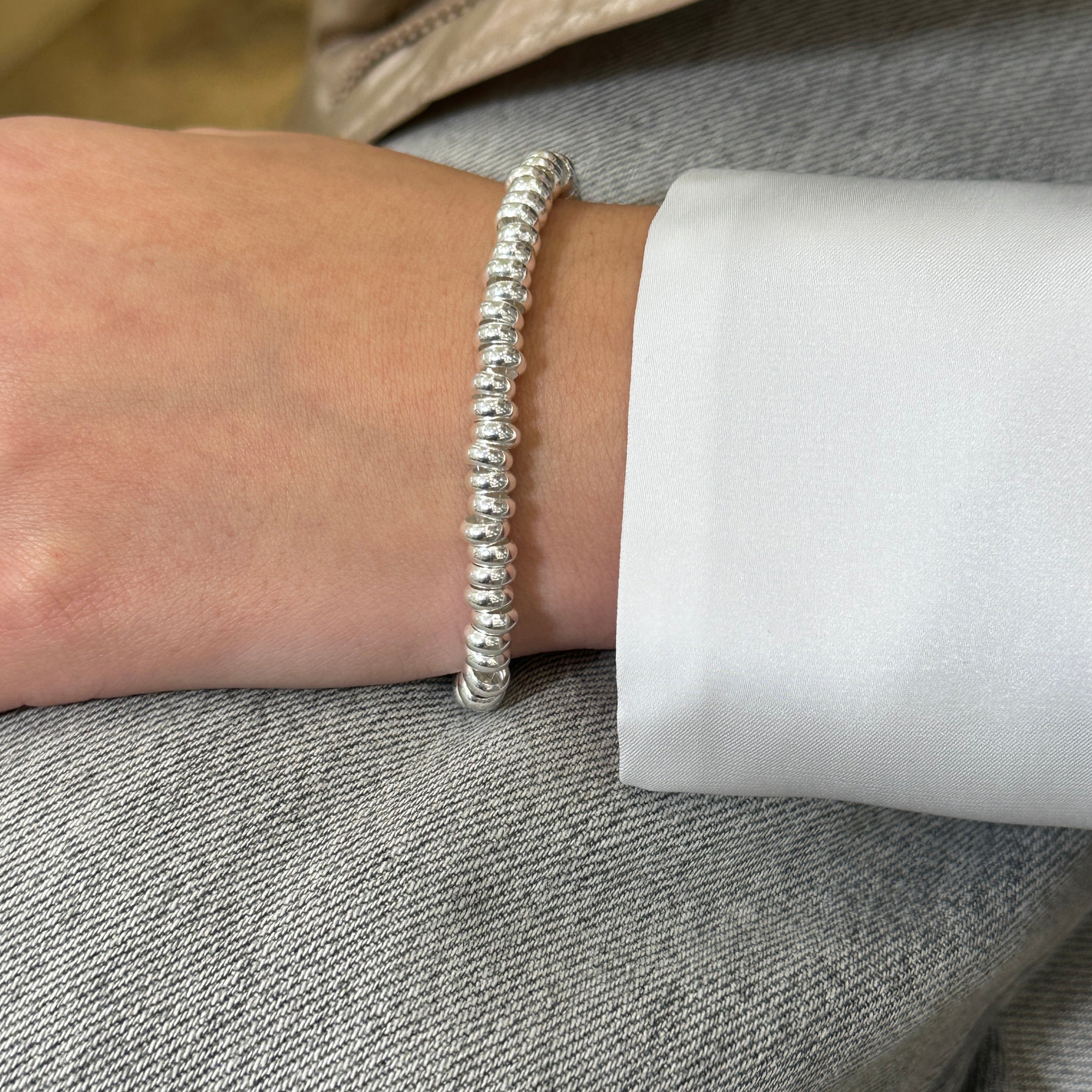 Bracciale Rondelle Lisce