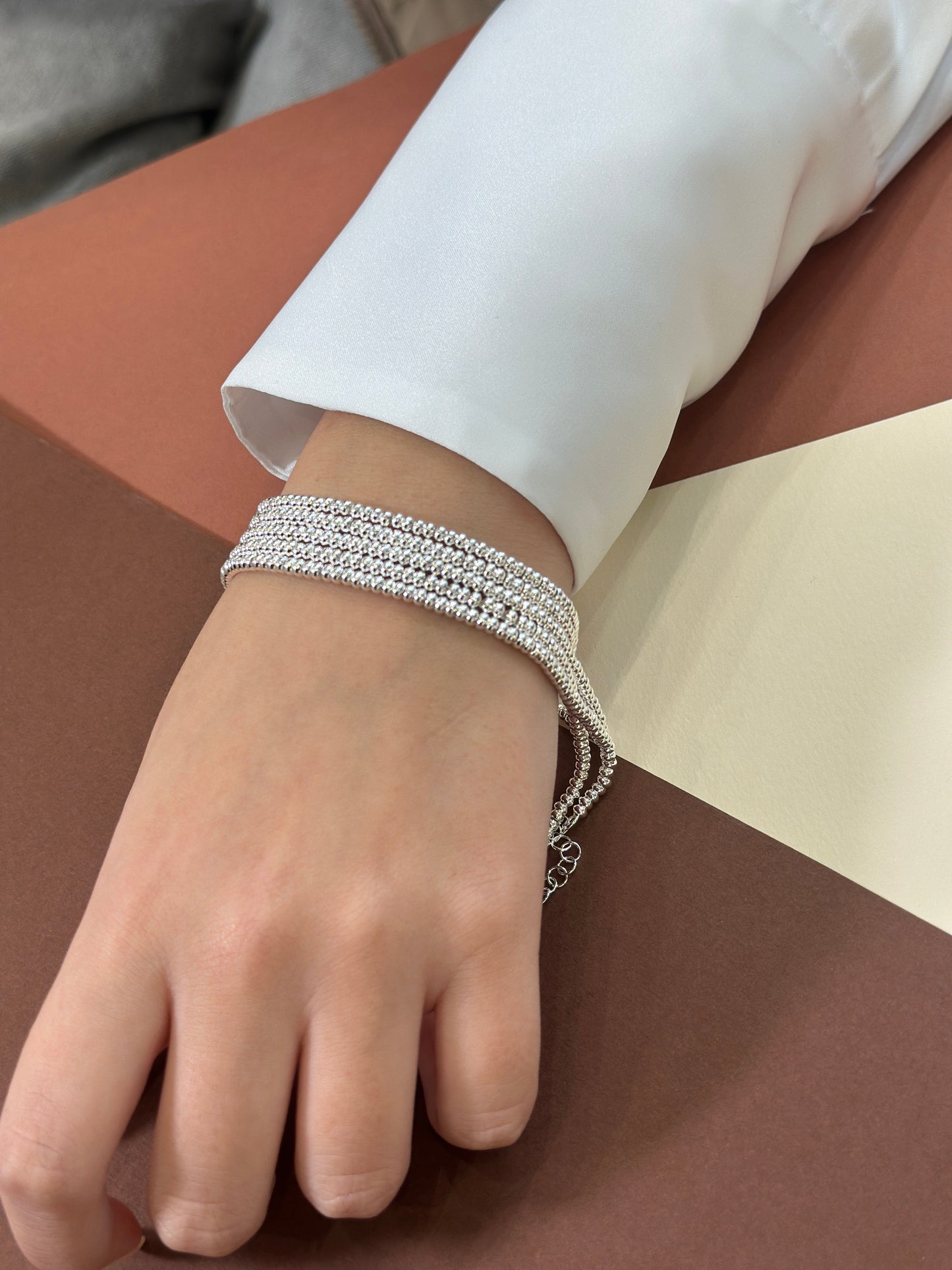Bracciale Palline Sfaccettate