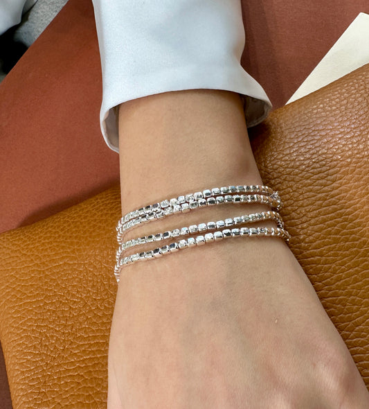 Bracciale Palline Sfaccettate