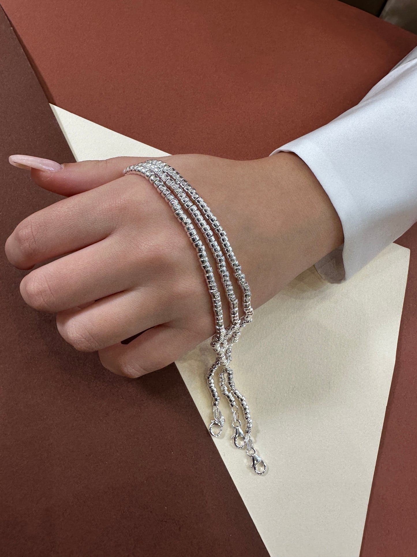 Bracciale Rondelle Liscie
