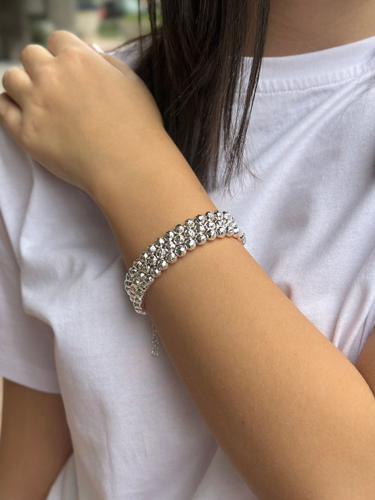 Bracciale Sfere Martellate