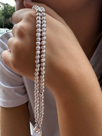 Bracciale Sfere Rigate