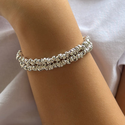 Bracciale Doppia Maglia Max