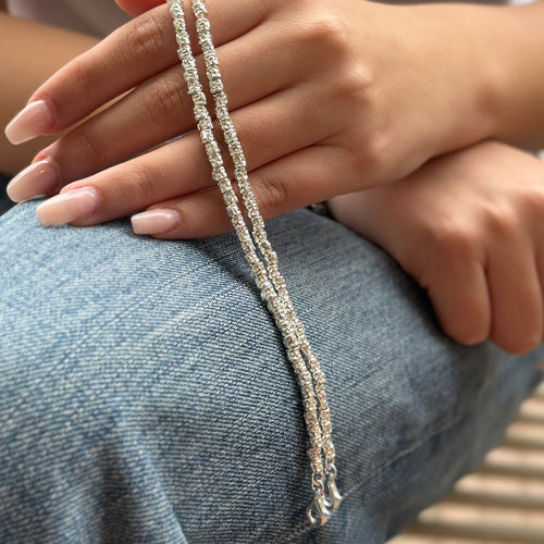 Bracciale Cilindri Martellati