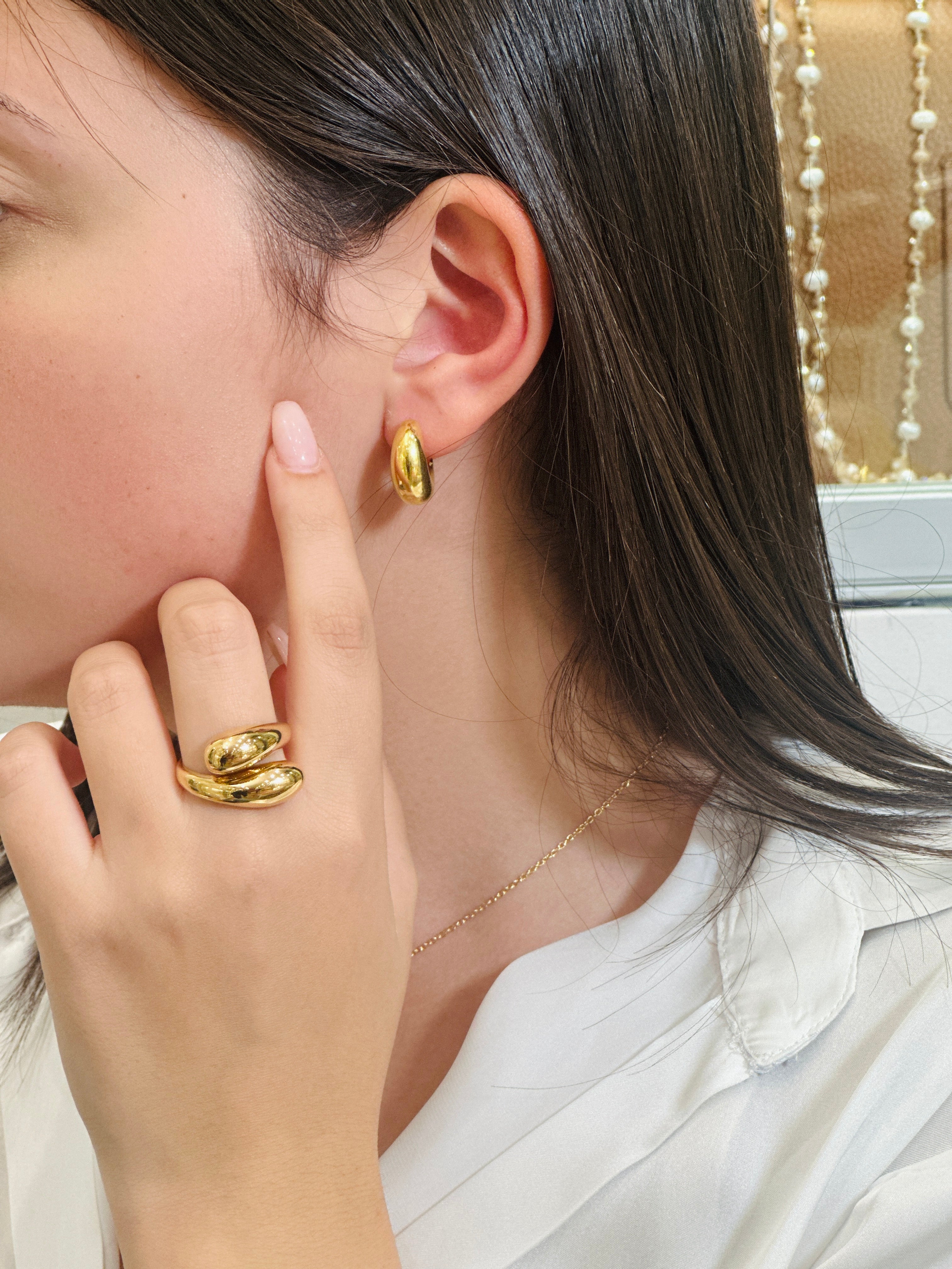 Orecchini Virgola Mini