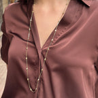 Collana con Pepite Lisce