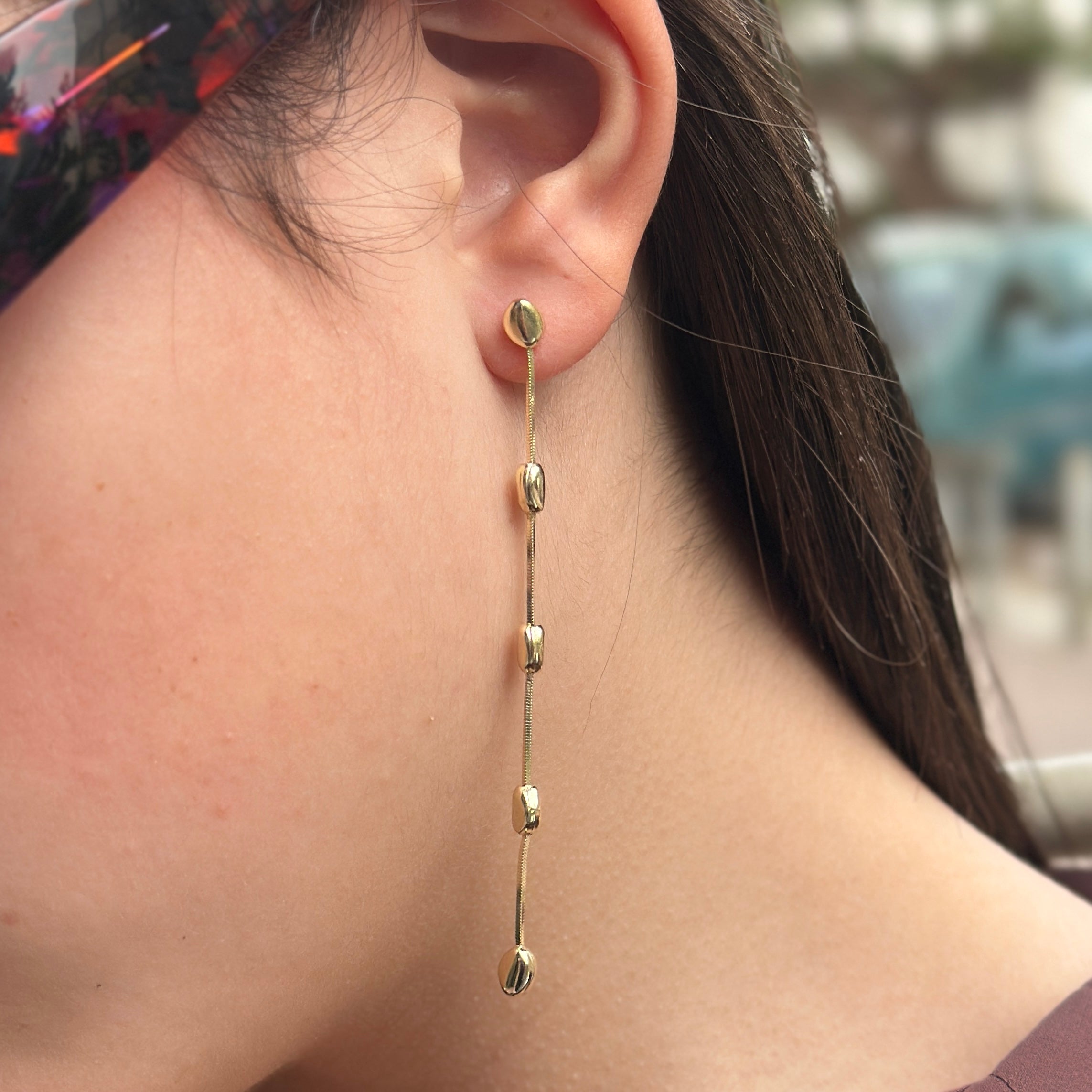 Orecchini Pepite Lisce