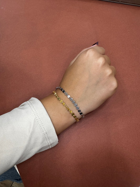 Bracciale Monete forate