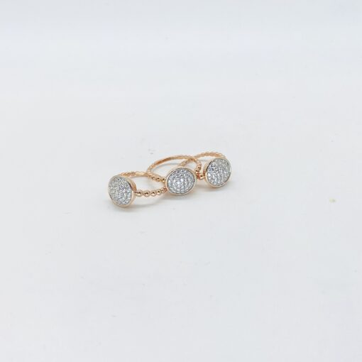 anello pave' tondo